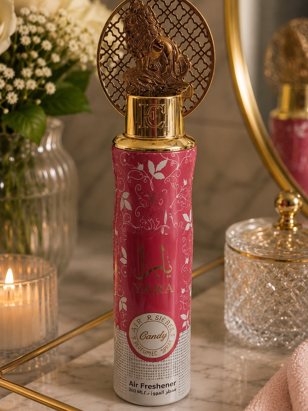 Yara  Candy Air Freshener Sweet strawberries, marshmallow, vanilla, and candy